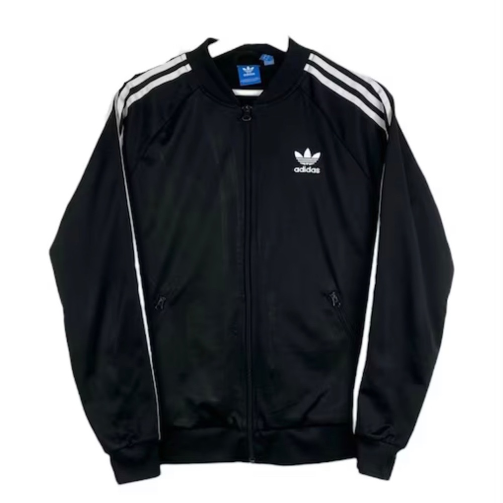 Adidas Vintage Y2K Tracksuit Jacket - black - size small